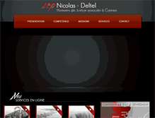 Tablet Screenshot of huissier-cannes.com